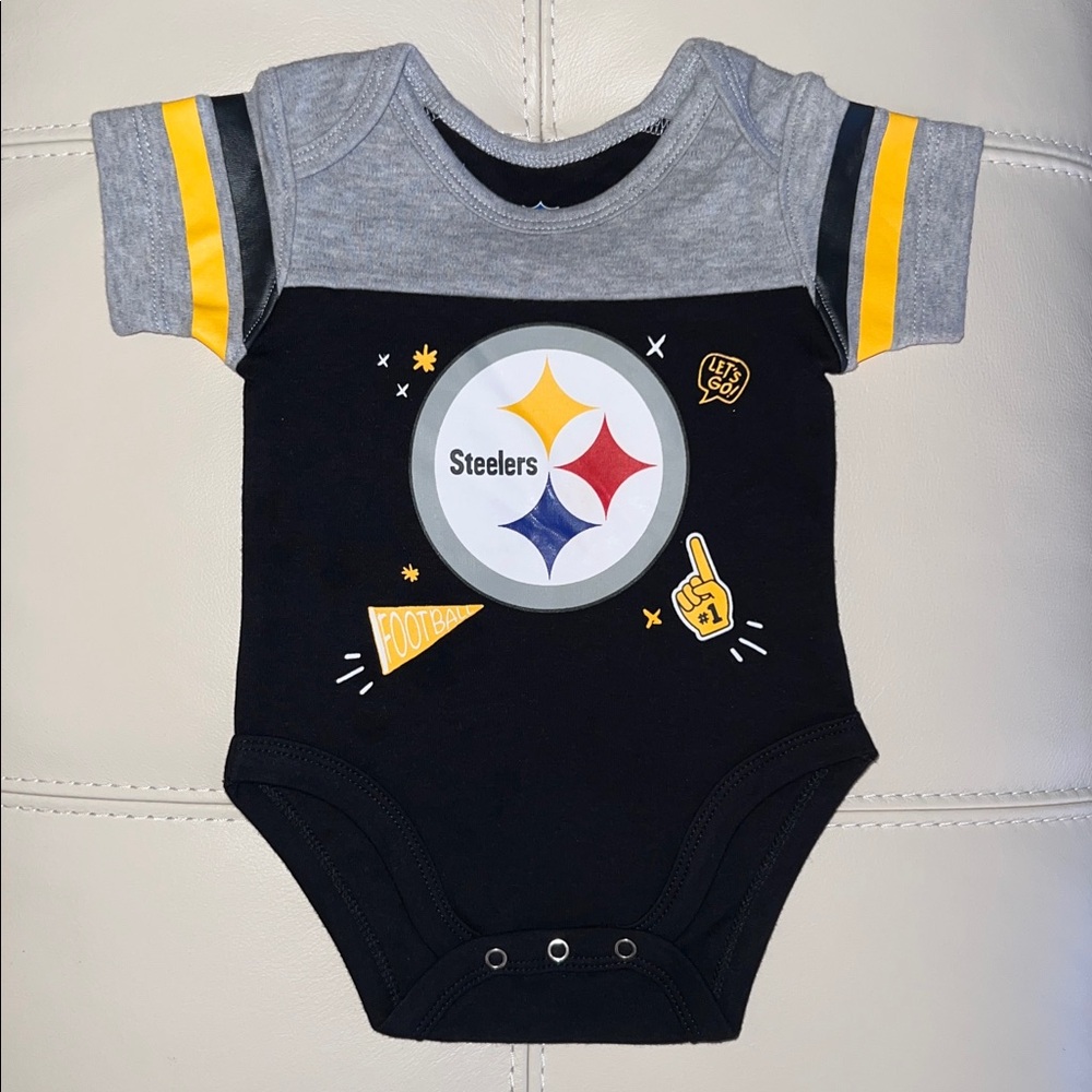 NFL Pittsburgh Steelers Onesie, 0-3 months